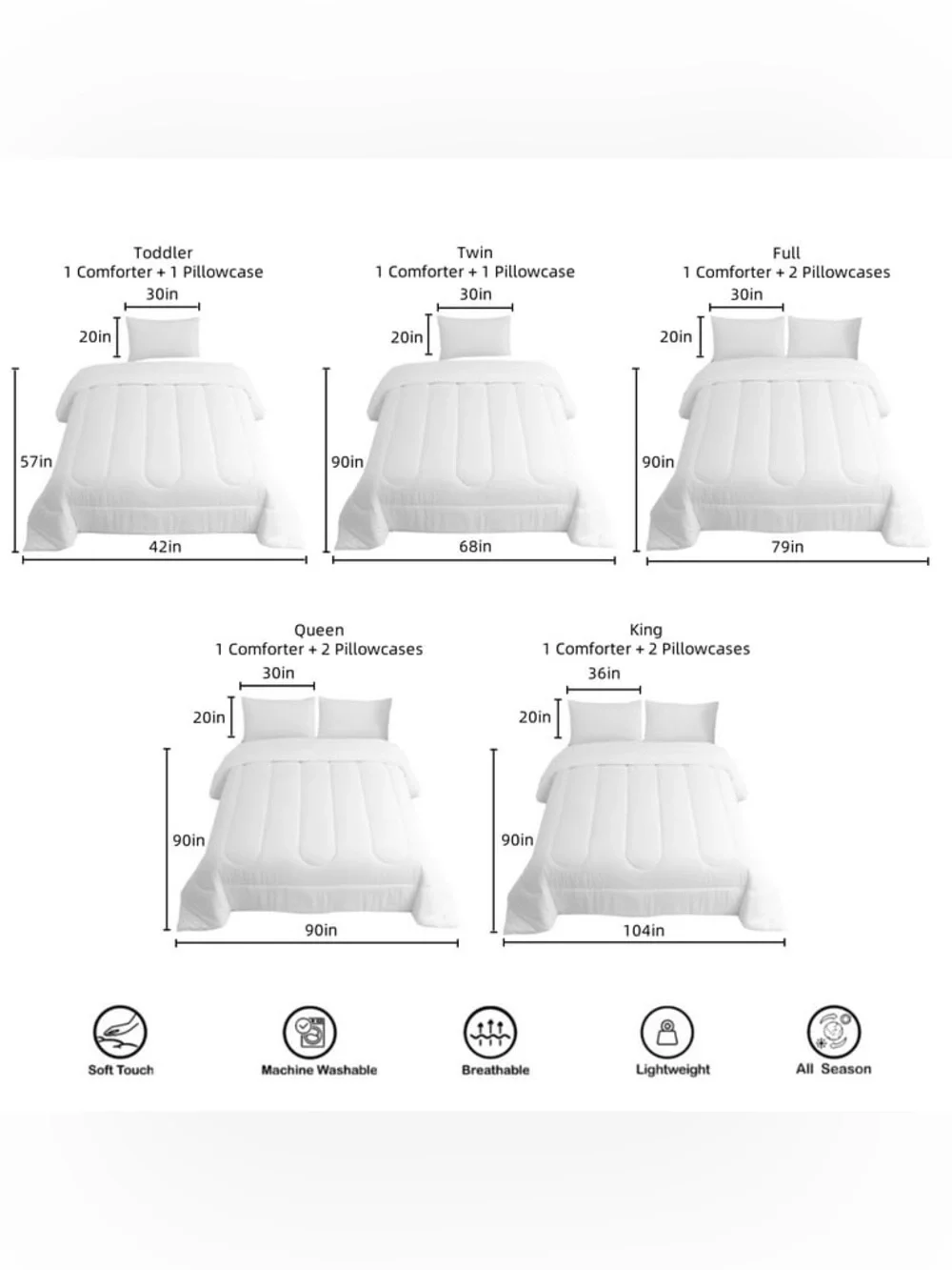Feelyou Girly Pink Strawberry Twin Comforter Set